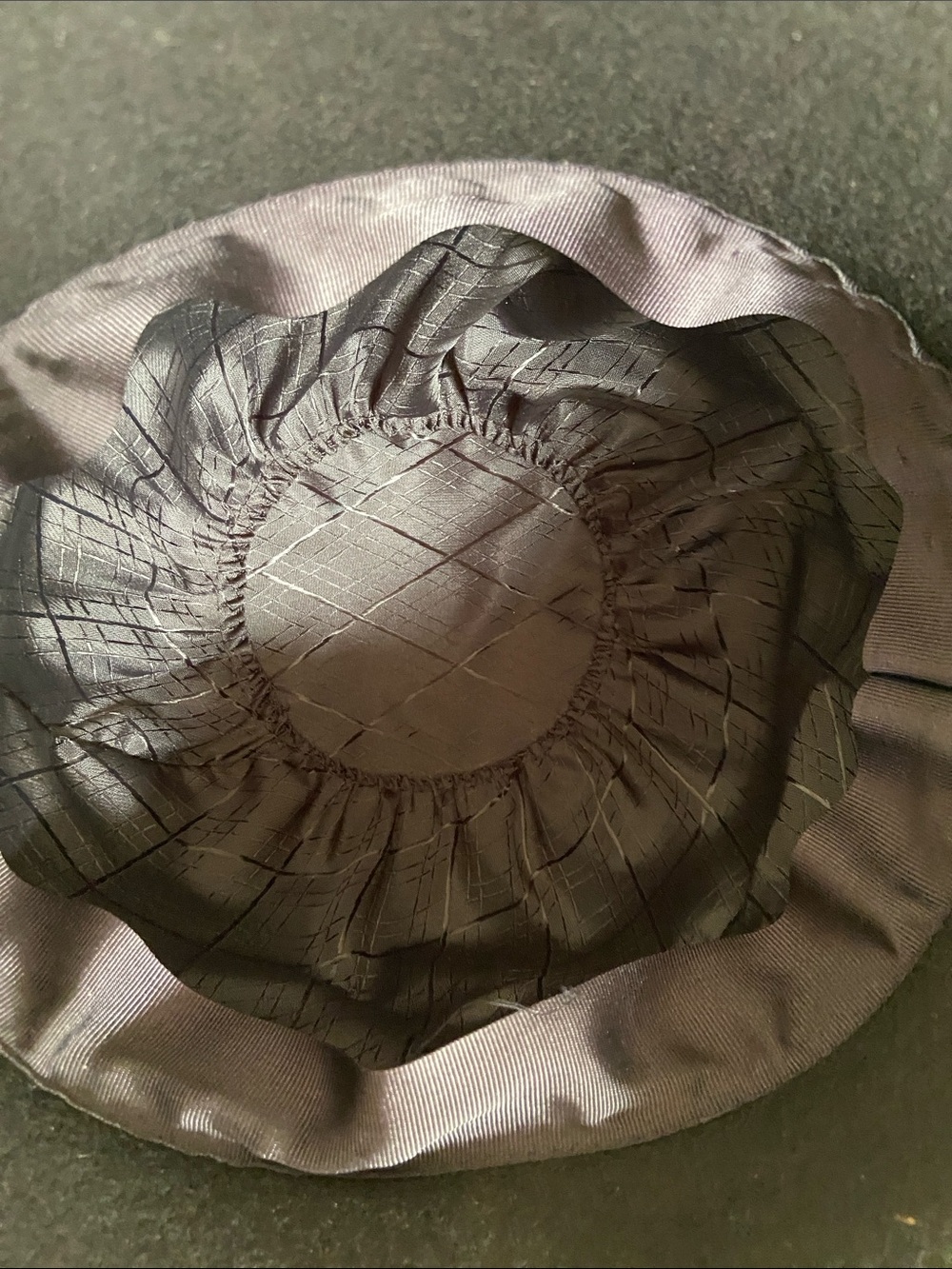 Vintage Style Black Cloche Hat - Picture 6 of 6